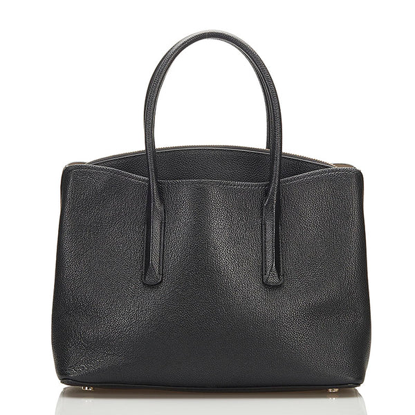 ケイトスペード マルゴー ラージ サッチェル ハンドバッグ ショルダーバッグ 2WAY ブラック レザー レディース Kate Spade 【中古】