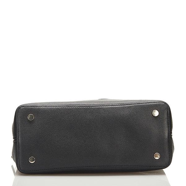 ケイトスペード マルゴー ラージ サッチェル ハンドバッグ ショルダーバッグ 2WAY ブラック レザー レディース Kate Spade 【中古】