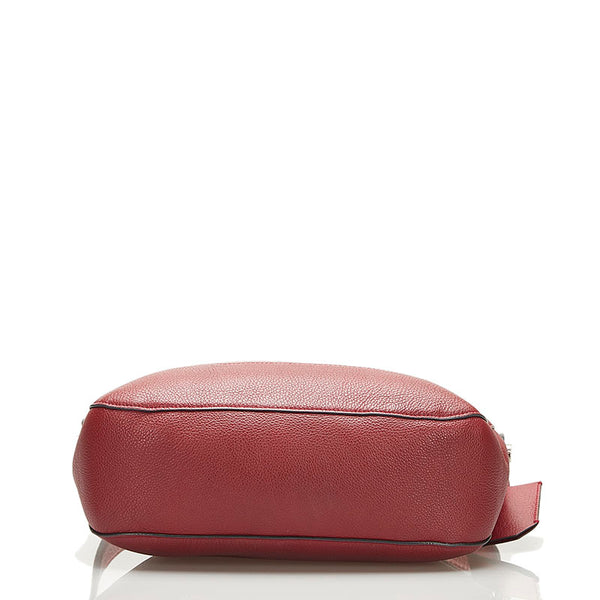バリー フィオナ ワンショルダーバッグ レッド レザー レディース BALLY 【中古】