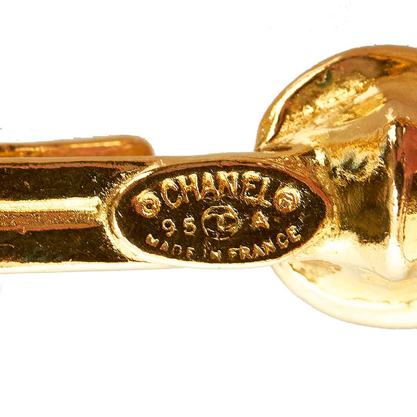 シャネル ココマーク 95A ロングネックレス ゴールド メッキ レディース CHANEL 【中古】