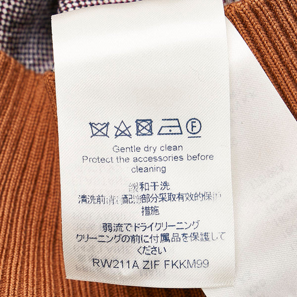 ルイ ヴィトン Since1854 ニットポロシャツ ボルドー ブラウン ウール ナイロン ポリウレタン レディース LOUIS VUITTON 【中古】