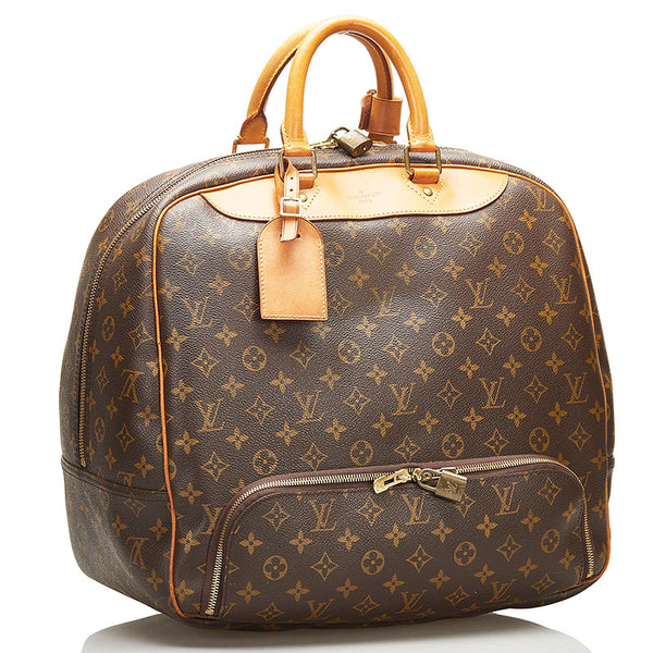ルイ ヴィトン モノグラム エヴァシオン ハンドバッグ M41443 ブラウン PVC レザー レディース LOUIS VUITTON 【中古】