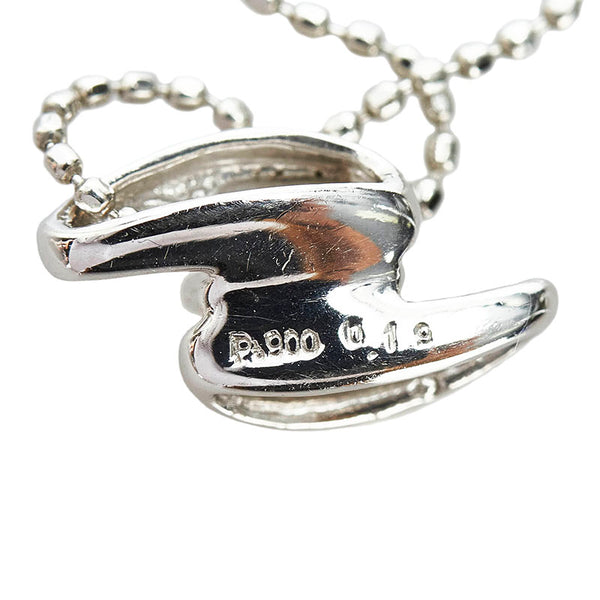 Pt900 プラチナ Pt850 プラチナ ダイヤ0.19ct ネックレス ペンダント レディース 【中古】