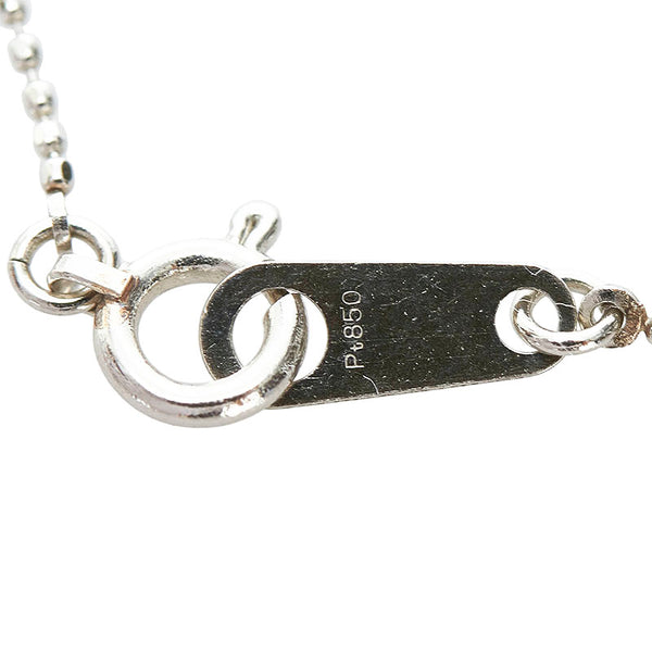 Pt900 プラチナ Pt850 プラチナ ダイヤ0.19ct ネックレス ペンダント レディース 【中古】