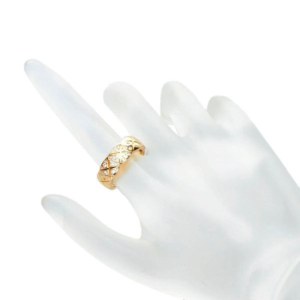 シャネル ココクラッシュ ミディアム ダイヤ リング 指輪 K18YG イエローゴールド レディース CHANEL 【中古】