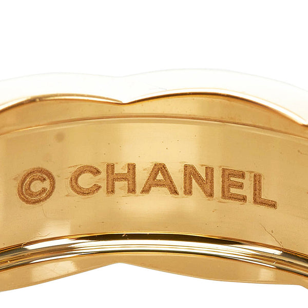 シャネル ココクラッシュ ミディアム ダイヤ リング 指輪 K18YG イエローゴールド レディース CHANEL 【中古】