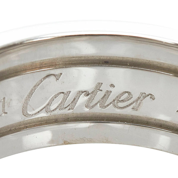 カルティエ C2 リング 指輪 K18WG ホワイトゴールド レディース CARTIER 【中古】
