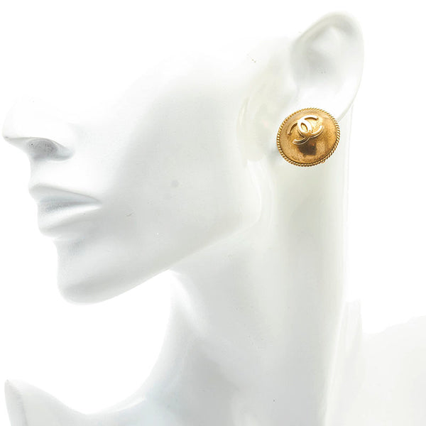 シャネル ココマーク イヤリング ゴールド メッキ レディース CHANEL 【中古】