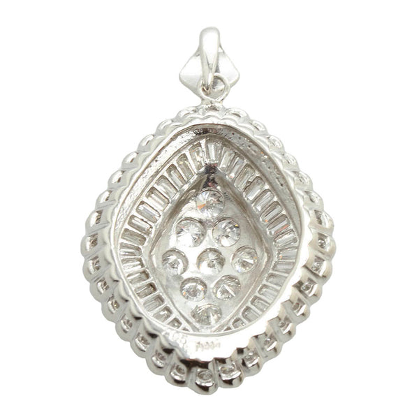Pt900 プラチナ ダイヤ2.05ct ペンダントトップ レディース 【中古】