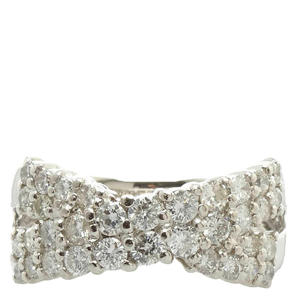 Pt900 プラチナ ダイヤ1.00ct リング 指輪 レディース 10.5号 【中古】