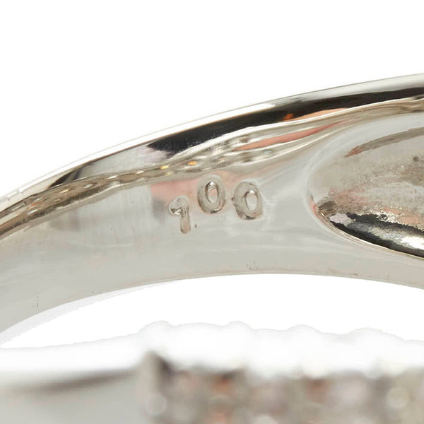 Pt900 プラチナ ダイヤ1.00ct リング 指輪 レディース 10.5号 【中古】