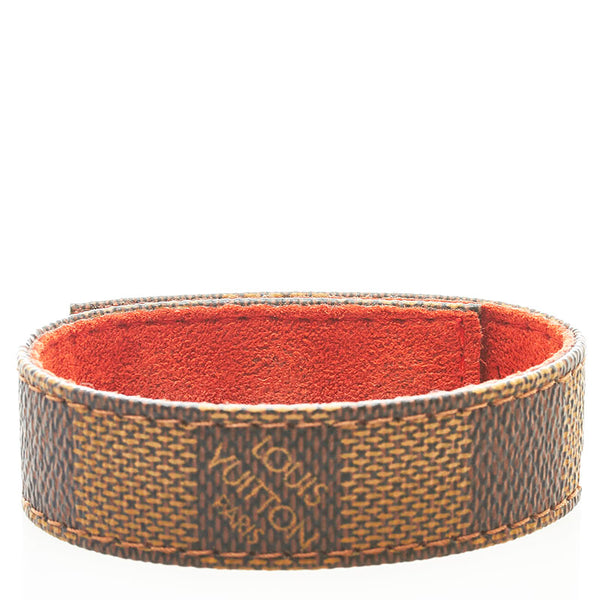 ルイ ヴィトン ダミエ ブレスレット ブラウン レザー レディース LOUIS VUITTON 【中古】