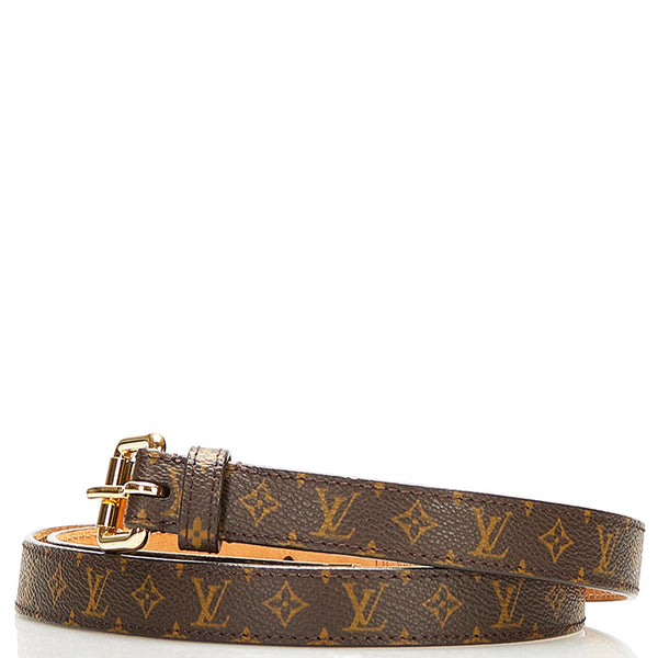 ルイ ヴィトン モノグラム サンチュール ベルト M9274W ブラウン PVC レザー レディース LOUIS VUITTON 【中古】
