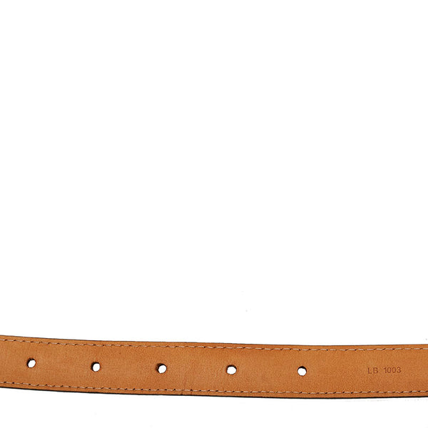 ルイ ヴィトン モノグラム サンチュール ベルト M9274W ブラウン PVC レザー レディース LOUIS VUITTON 【中古】