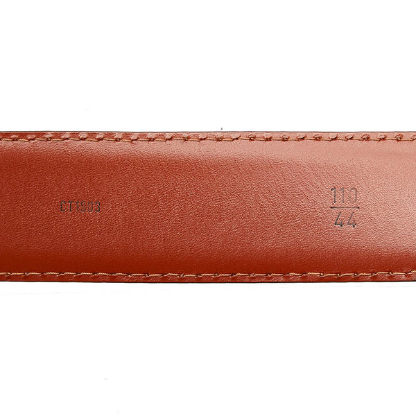 ルイ ヴィトン エピ サンチュール クラシック ベルト R15003 ケニアブラウン ゴールド レザー メッキ メンズ LOUIS VUITTON 【中古】