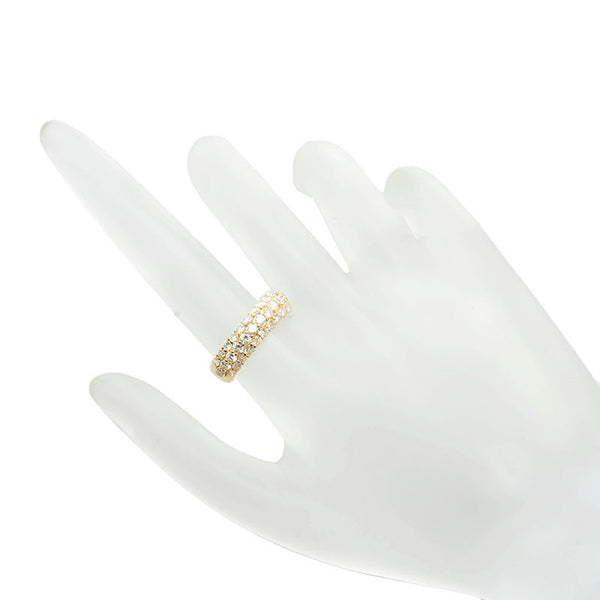 K18YG イエローゴールド ダイヤ1.00ct リング 指輪 レディース 11.5号 【中古】