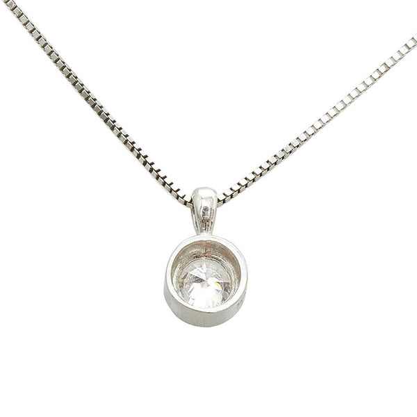 Pt900 プラチナ Pt850 プラチナ ダイヤ0.31ct ネックレス レディース 【中古】