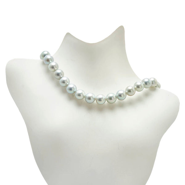 タサキ K14WG ホワイトゴールド アコヤパール7～7.5mm ネックレス レディース TASAKI 【中古】