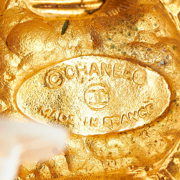 シャネル ココマーク イヤリング ゴールド メッキ レディース CHANEL 【中古】