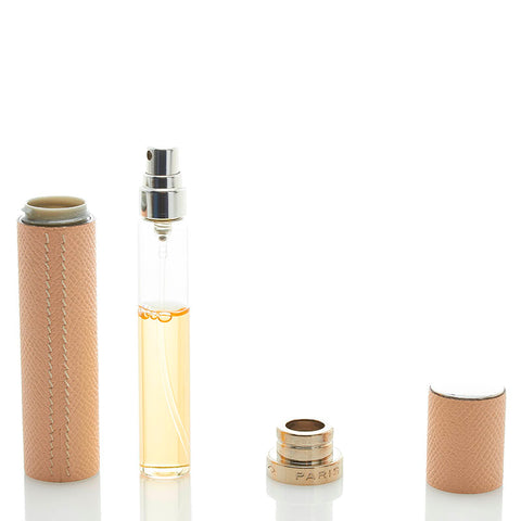 エルメス 香水ケース 香水入り 香水 ピンクベージュ レザー レディース HERMES 【中古】