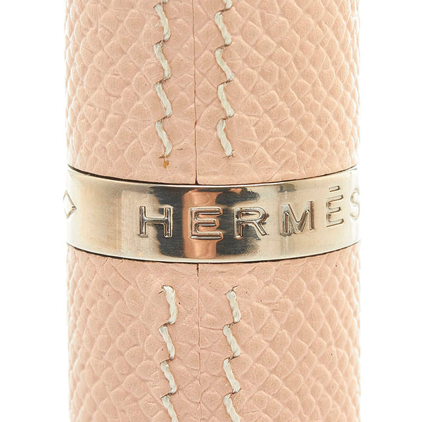 エルメス 香水ケース 香水入り 香水 ピンクベージュ レザー レディース HERMES 【中古】