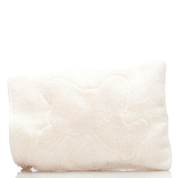 エルメス ベビーライン ゆり木馬 パイル地 ポーチ ライトピンク コットン レーヨン レディース HERMES 【中古】