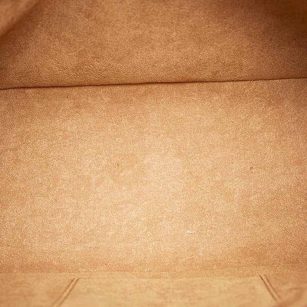 グッチ GGスプリーム スモール ハンドバッグ ショルダーバッグ 2WAY 409534 ベージュ ピンク レッド PVC レザー レディース GUCCI 【中古】