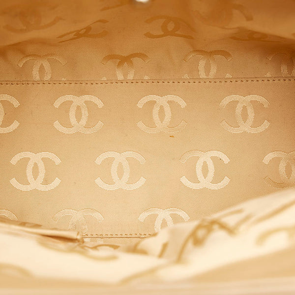 シャネル ココマーク ハンドバッグ ベージュ レザー レディース CHANEL 【中古】