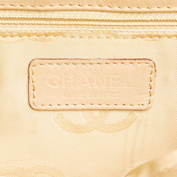シャネル ココマーク ハンドバッグ ベージュ レザー レディース CHANEL 【中古】