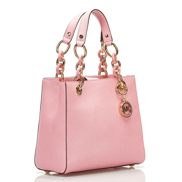 マイケルコース シンシア ハンドバッグ ショルダーバッグ 2WAY 30S5GCYS1L MISTY ROSE ピンク レザー レディース Michael Kors 【中古】