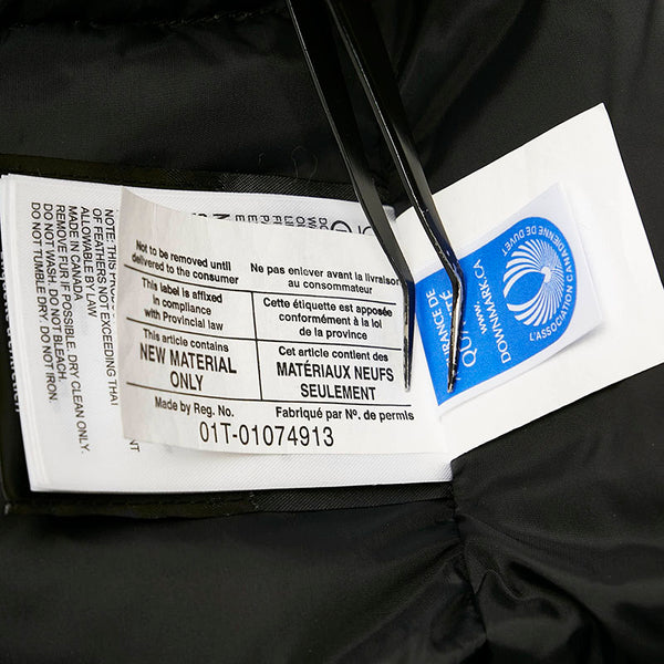 カナダグース トリリウムパーカー ファー ダウンジャケット アウター コート 6550L レッド ポリエステル コットン ダウン フェザー レディース CANADA GOOSE 【中古】