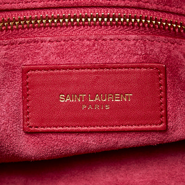 サンローラン クラシック ダッフル6 ハンドバッグ ショルダーバッグ 2WAY 322049 ピンク レザー レディース SAINT LAURENT 【中古】