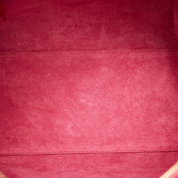 サンローラン クラシック ダッフル6 ハンドバッグ ショルダーバッグ 2WAY 322049 ピンク レザー レディース SAINT LAURENT 【中古】