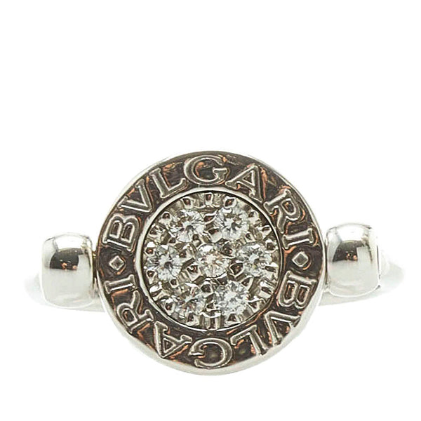 ブルガリ ブルガリブルガリ フリップリング リング 指輪 K18WG ホワイトゴールド レディース BVLGARI 【中古】