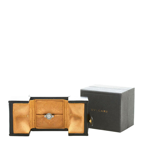 ブルガリ ブルガリブルガリ フリップリング リング 指輪 K18WG ホワイトゴールド レディース BVLGARI 【中古】
