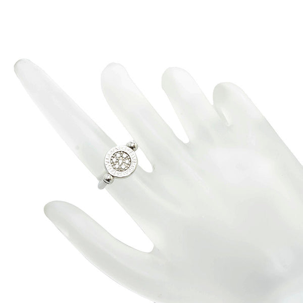 ブルガリ ブルガリブルガリ フリップリング リング 指輪 K18WG ホワイトゴールド レディース BVLGARI 【中古】