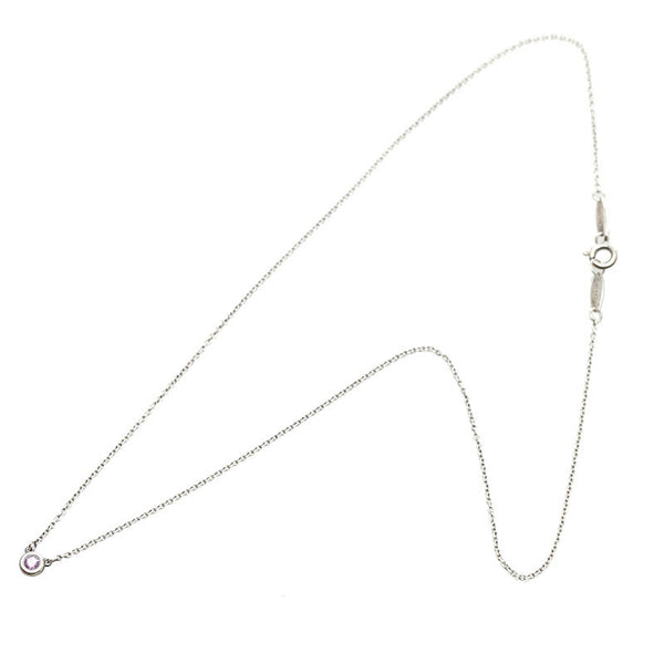 ティファニー バイヤザード ピンクサファイア ネックレス SV925 シルバー レディース TIFFANY&Co. 【中古】