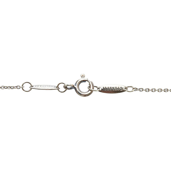 ティファニー バイヤザード ピンクサファイア ネックレス SV925 シルバー レディース TIFFANY&Co. 【中古】