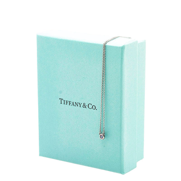 ティファニー バイヤザード ピンクサファイア ネックレス SV925 シルバー レディース TIFFANY&Co. 【中古】