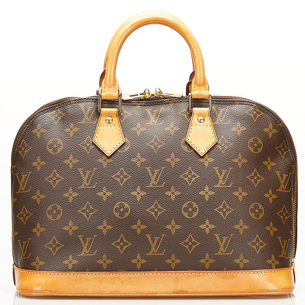 ルイ ヴィトン モノグラム アルマPM ハンドバッグ M51130 ブラウン PVC レザー レディース LOUIS VUITTON 【中古】