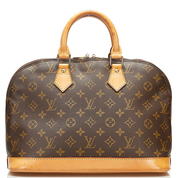 ルイ ヴィトン モノグラム アルマPM ハンドバッグ M51130 ブラウン PVC レザー レディース LOUIS VUITTON 【中古】