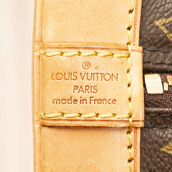ルイ ヴィトン モノグラム アルマPM ハンドバッグ M51130 ブラウン PVC レザー レディース LOUIS VUITTON 【中古】