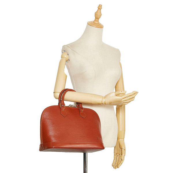 ルイ ヴィトン エピ アルマ PM ハンドバッグ M52143 ケニアブラウン レザー レディース LOUIS VUITTON 【中古】