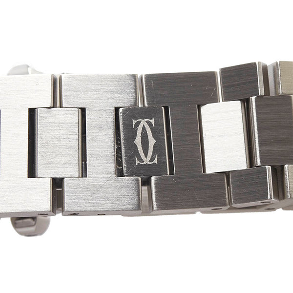 カルティエ パシャC デイト ボーイズ 腕時計 W31023M7 自動巻き シルバー文字盤 ステンレススチール メンズ CARTIER 【中古】