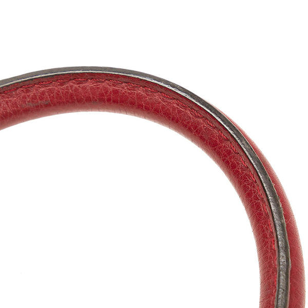 グッチ GGキャンバス ミニボストンバッグ ショルダーバッグ 2WAY 269876 レッド ベージュ キャンバス レザー レディース GUCCI 【中古】