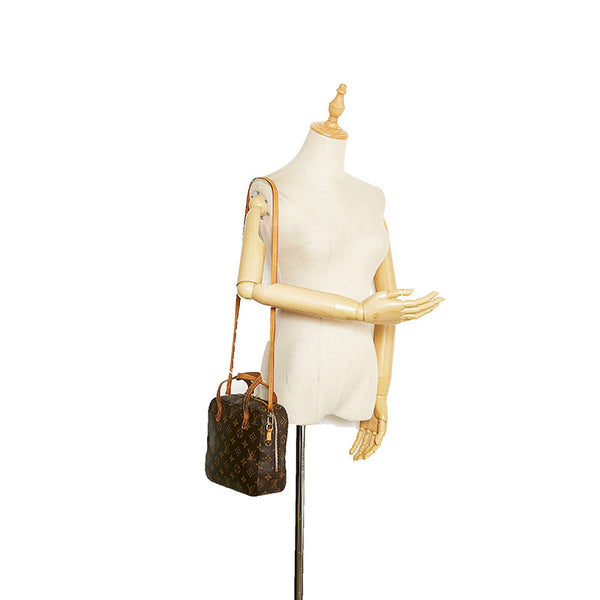 ルイ ヴィトン モノグラム スポンティーニ ハンドバッグ ショルダーバッグ 2WAY M47500 ブラウン PVC レザー レディース LOUIS VUITTON 【中古】