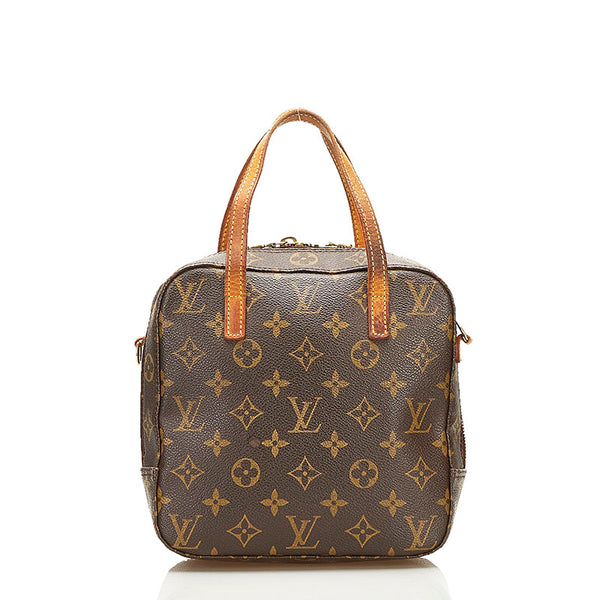 ルイ ヴィトン モノグラム スポンティーニ ハンドバッグ ショルダーバッグ 2WAY M47500 ブラウン PVC レザー レディース LOUIS VUITTON 【中古】