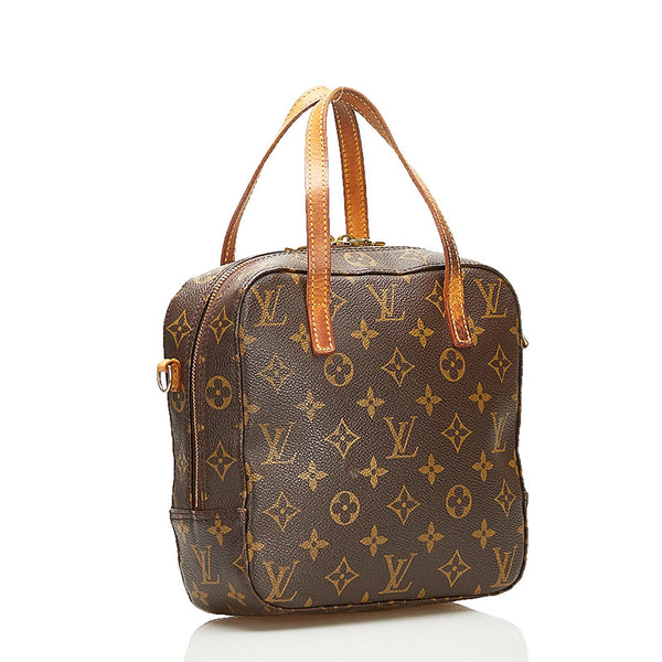 ルイ ヴィトン モノグラム スポンティーニ ハンドバッグ ショルダーバッグ 2WAY M47500 ブラウン PVC レザー レディース LOUIS VUITTON 【中古】