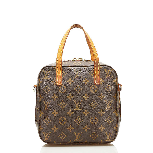 ルイ ヴィトン モノグラム スポンティーニ ハンドバッグ ショルダーバッグ 2WAY M47500 ブラウン PVC レザー レディース LOUIS VUITTON 【中古】