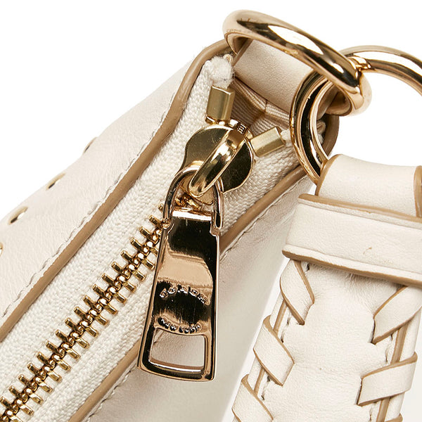 コーチ ハンドバッグ ショルダーバッグ 2WAY ホワイト レザー レディース COACH 【中古】